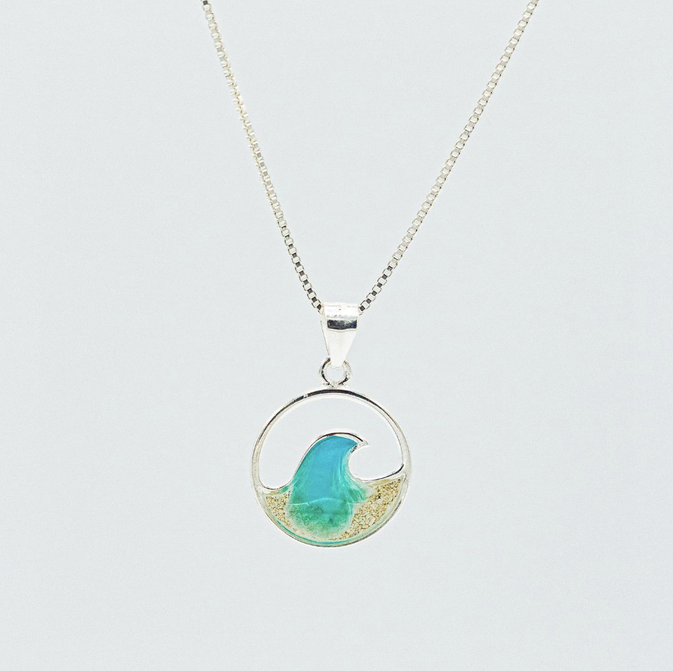 The Shoreline Wave Necklace (Sterling Silver)