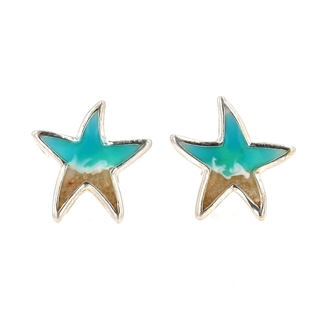 The Shoreline Starfish Earrings (Sterling Silver)